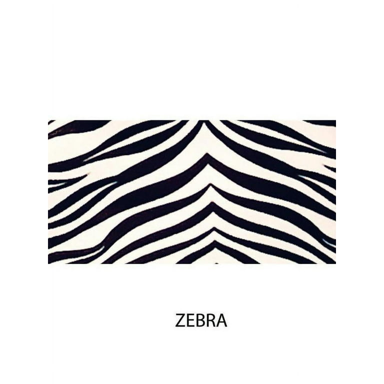 Pizzazz glittering bra with zebra pattern for children Color White Garment  size YL