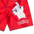 thumbnail image 5 of Pokemon Pikachu Little Boys Swim Trunks Bathing Suit Red 7, 5 of 5