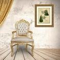 thumbnail image 3 of Unknown 19x24 Gold Ornate Wood Framed with Double Matting Museum Art Print Titled - Deodar Cedar and Eastern Red Cedar, 3 of 4