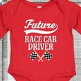 thumbnail image 4 of Inktastic Future Race Car Driver Racing Boys Long Sleeve Baby Bodysuit, 4 of 5
