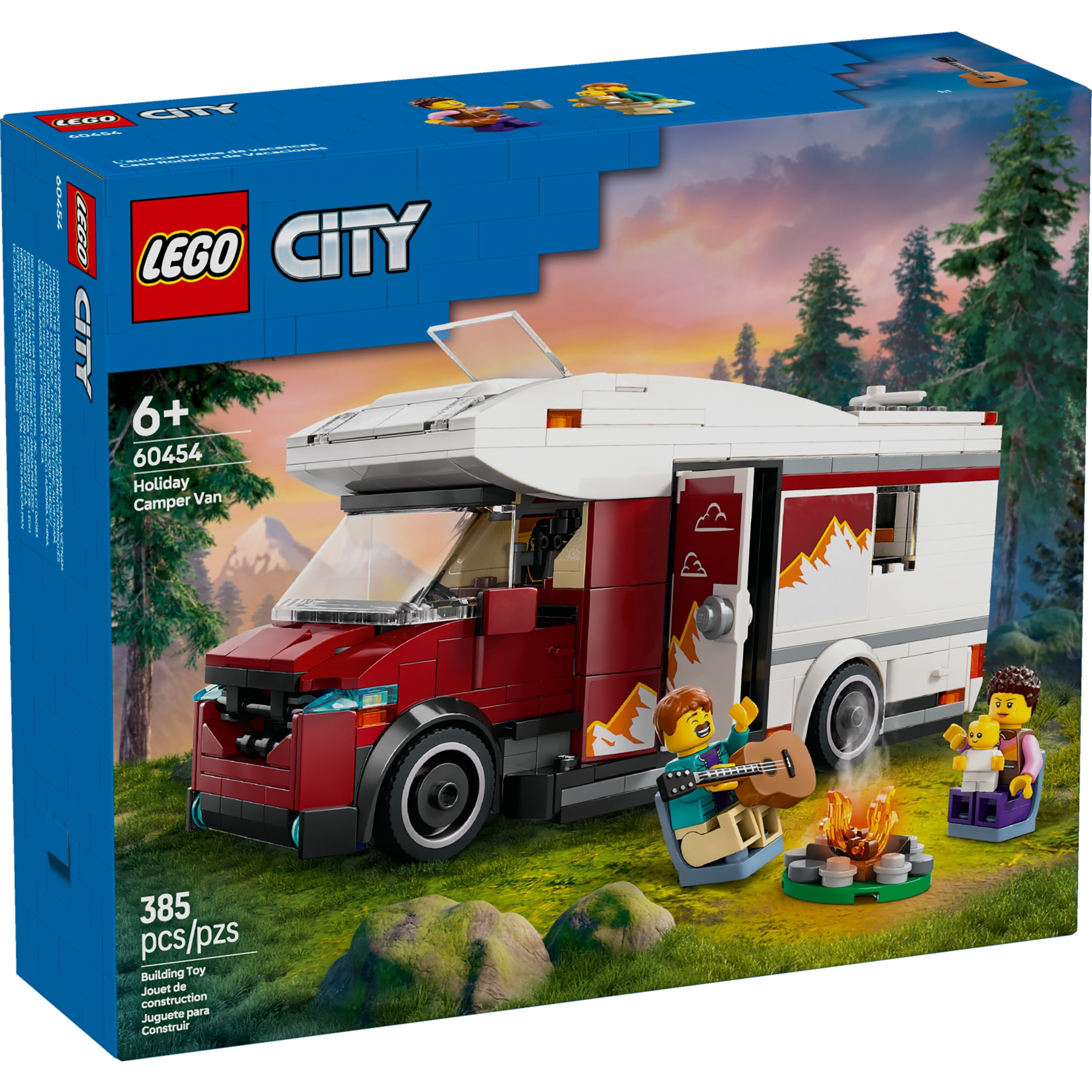 LEGO City Holiday Adventure Camper Van Building Toy Set LEGO City Holiday Adventure Camper Van Building Toy Set
