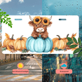 thumbnail image 5 of 1 Pcs 2D Flat License Plate Covers & Frames, Highland Cow with For Decorative Front, Waterproof For Decoration Aluminum License Plate Covers & Frames Cover For Men Women, 12" X 6", 5 of 7