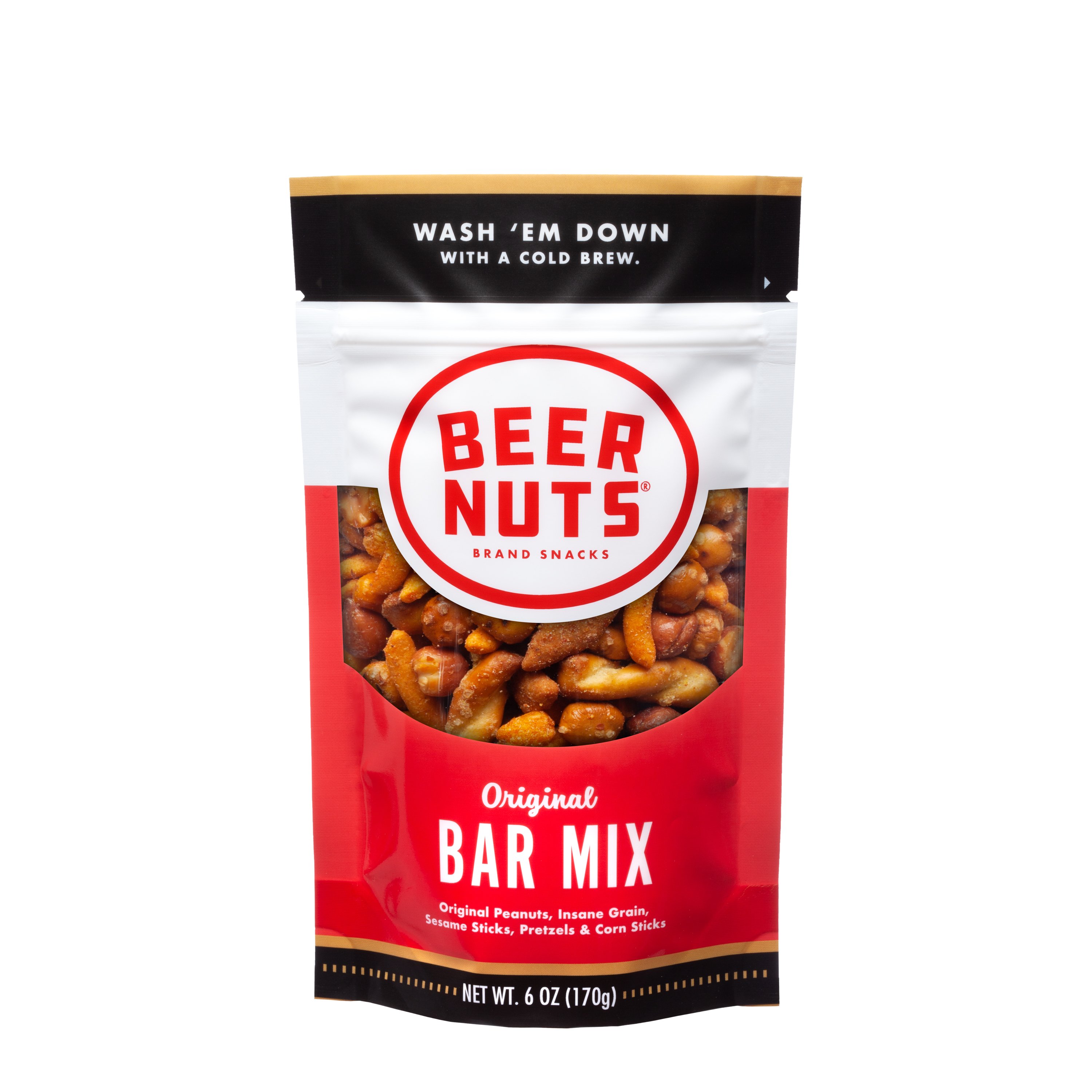 BEER NUTS Original Bar Mix BackUp Bag 6 oz.