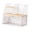 White L, variant on QSTDGVPW Tea Bag Organizer with Compartment Tea Bag Station for Kitchen Office Pantry black S