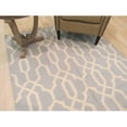 thumbnail image 2 of EORC DM98BL Handmade Wool Reversible Modern Moroccan Kilim Rug, 10' x 14', Blue, 2 of 2