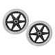 thumbnail image 5 of 2x Ruedas de repuesto para silla de ruedas, piezas de reparación, rodamientos sólidos silenciosos de 8 mm Gris 7 pulgadas, 5 of 9