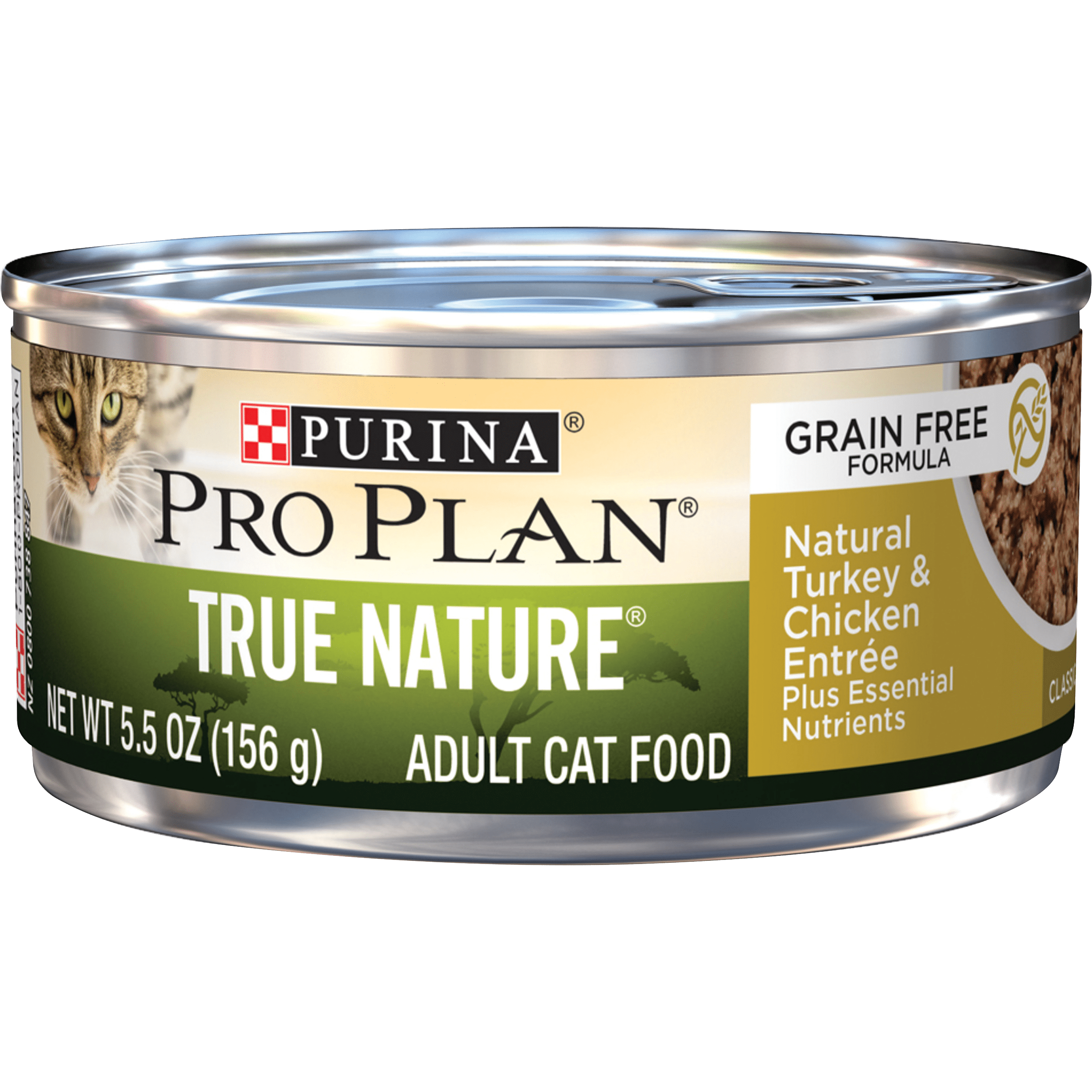 (24 Pack) Purina Pro Plan Natural, Grain Free Pate Wet Cat Food, TRUE