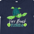 thumbnail image 4 of Inktastic Vero Beach, Florida Happy Sea Turtle Boys or Girls Baby T-Shirt, 4 of 5