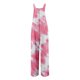 thumbnail image 4 of Pantalones holgados Gibobby de oficina Monos de Mujer Verano Casual Suelto Sin mangas Patchwork Doble bolsillos Mono Estampado floral Boho Pierna ancha S, 4 of 5