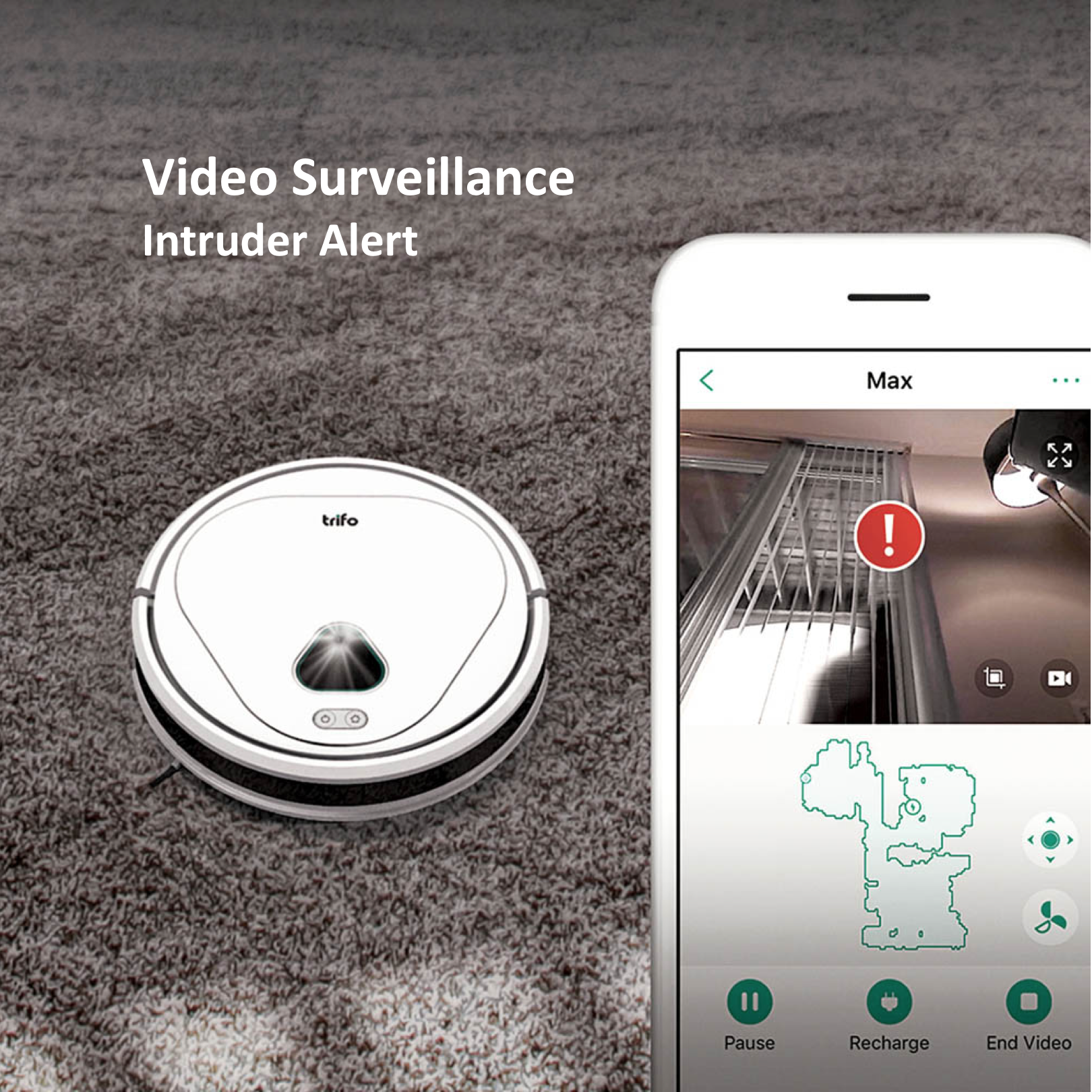 Trifo Max Home Surveillance Robot Vacuum - image 3 of 5