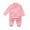 Pink, variant on Staki Toddler Clothes for Boys Toddler Boy Clothes Outfits Long Sleeve Solid Sweatshirt and Pants 2 Piece Boys Fall Winter Sweatsuit Set (Pink,18-24 Months)