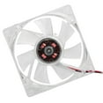 thumbnail image 1 of Cool LED Light 80mm PC Case Cooling Fan, Silent , 46 CFM Air , 4 Pin Power Interface, Enhances Visual Effect At Night, 1 of 8
