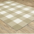 thumbnail image 4 of Avalon Home Gracie Gingham Plaid Area Rug, 5'3" X 7'3", Beige/ Ivory, 4 of 10