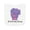 AA-White, variant on Inktastic I Love My Sissy Elephant Purple Pink Baby Terry Cloth Bib