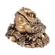 thumbnail image 4 of Estatuilla de rana,Artesanías de estatua de rana de dinero de la suerte de resina china,Figura de sapo de la fortuna de la riqueza de la resina de mesa,Decoración de adorno Feng Shui de rana, 4 of 9