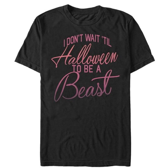 Women's CHIN UP Halloween Beast Boyfriend Graphic Tee Black 2X Large