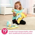 thumbnail image 2 of Melissa & Doug Mine to Love Changing & Bathtime Play Set for Dolls – Diapers, Pretend Shampoo,Wipes, Towel,  More (19 pcs), 2 of 9