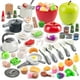 thumbnail image 1 of Set de juegos de cocina para niños Funpynani de 100 piezas con almacenamiento para Apple, 1 of 8