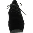 thumbnail image 3 of FOREVER TRENDY-97 Womens New Hot Fashion Sexy Round Toe Lace Up Stylish Booties, Black, 9, 3 of 4