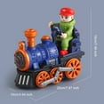 thumbnail image 6 of Electric Steam Train Toy with LED Light Music Spray Classical Train Toy Battery Powered Locomotive Toy Gift, 6 of 8