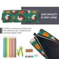 thumbnail image 5 of Fotbe Cartoon Turkey Pattern Leather Pencil Case, Pencil Pouch with Durable Zipper, Compact and Stylish Organizer for Stationery, Art Supplies, Travel Essentials, 5 of 7