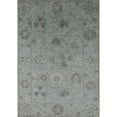thumbnail image 1 of Ahgly Company Machine Washable Indoor Rectangle Industrial Modern Sonic Silver Gray Area Rugs, 5' x 8', 1 of 7