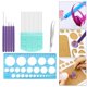 thumbnail image 4 of Kit de herramientas para filigrana de papel ranurado, aguja para rizar y enrollar, bolígrafo de diferentes tamaños 8 piezas con peine, 4 of 8
