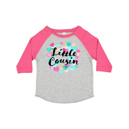 

Inktastic Little Cousin Hearts Gift Toddler Boy or Toddler Girl T-Shirt