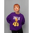 thumbnail image 2 of Officially Licensed Zoltar Vintage Psychic Graphic Women's Sweatshirt, 2 of 4