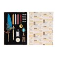 thumbnail image 4 of Quill Pen And Ink Set, Feather Pen And Ink Set Sealing Wax Kit High Smoothness  For Letter Blue, 4 of 8