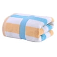 thumbnail image 4 of CNKOO Pure Cotton Bath Sheet Bathroom Colorful Towel Household Bath Towel (Random Color), 4 of 8