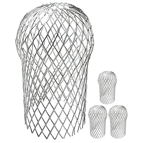 4pcs Gutter Guard Metal Mesh Leaf Protection Cover for Rain Leaves