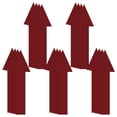 thumbnail image 1 of Uxcell Paquete de 20 Etiquetas de Flecha, Señal de Flecha Autoadhesiva de 8 Pulgadas para Marcado de Suelo, Pared y Oficina, Etiquetas de Flecha Impermeables [Marrón], 1 of 7