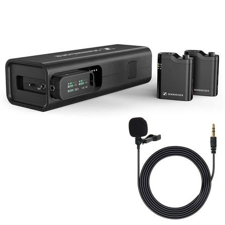 Sennheiser Profile Wireless 2-Channel Microphone System with Turnstile Lavalier Microphone