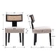 thumbnail image 2 of Juego de 6 Sillas de Comedor RIVOVA de Ratán con Tapizado en Lino Beige, 2 of 7