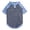 Blue, variant on Deago Dog Striped T-Shirt with Leash Ring Warm Breathable Winter Pet Apparel Colorful Soft Puppy Sweatshirt Clothes for Small to Medium Dogs Puppy (Red, M)