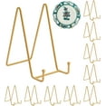 thumbnail image 1 of Marco de fotos atemporal para decoración de mesas, hierro de alta calidad con superficie revestida en oro que garantiza durabilidad y elegancia para cualquier espacio decorativo (10 piezas), 1 of 5