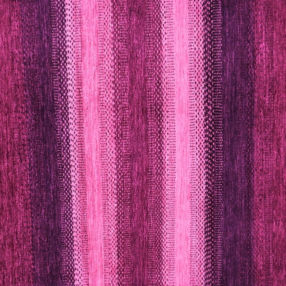 Ahgly Company Indoor Square Abstract Pink Modern Area Rugs, 7' Square