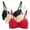 Wine, variant on Sakmal Jelly Bralettes for Women with Support Full Coverage Lace Plunge Pink 3-Pack Ladies Bras L
