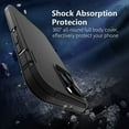 thumbnail image 6 of Entronix Heavy Duty Case Designed for iPhone 13 Pro Shockproof Triple Layer Rugged Case (Black), 6 of 7