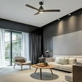 thumbnail image 3 of 48" 3 Blade Smart Ceiling Fan with Remote LED Light 10 Speed DC Motor for Indoor, 3 of 8