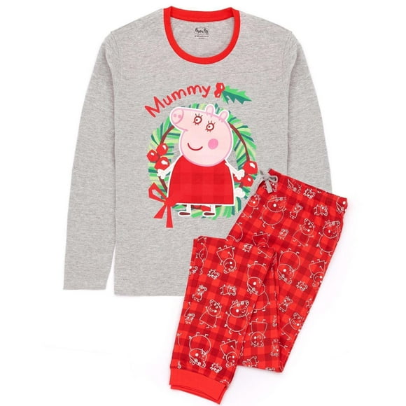 Peppa Pig Womens Mummy Pig Christmas Pyjama Set