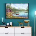 thumbnail image 3 of Cuadros Decorativos Diamante 5D Taladro Casa de madera junto al lago Pintura de bricolaje Cuadro completo Kit redondo Artesanía DQrwqpou Nuevos Originales, 3 of 9