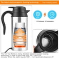thumbnail image 4 of Hervidor Eléctrico de Acero Inoxidable para Coche Portátil con Termómetro 12 V 750 ML para Viaje, 4 of 9