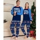 thumbnail image 4 of Christmas Matching Family Pajamas Xmas Pjs Set Daddy Mommy Kids Child Daughter Son Clothing Set Long Sleeve Blue Letter 2023, 4 of 4