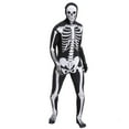 thumbnail image 4 of Joyfy Skeleton Costume for Adults, Skeleton Bone Bodysuit Halloween Costumes for Men with Skeleton Hood Mask, Halloween Party Fancy Dress-up, 4 of 8