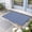 DarkBlue Beige, variant on Sage Green Striped Door Mat Indoor Outdoor, Modern Simple Farmhouse Beige Non Slip Welcome Mat with Rubber Backing, Absorbent Fabric Front Door Mats Entryway Rug for Home Patio Entrance 18"x30"