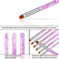thumbnail image 3 of Set of 7 brushes for acrylic nails and UV gel application, 3 of 5