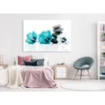 thumbnail image 2 of Tiptophomedecor Stretched Canvas Zen Art - Calm Mallow Wide Turquoise - Stretched & Framed Ready To Hang Art, 2 of 3