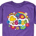 thumbnail image 3 of Peanuts - Peace Floral & Colorful Woodstock - Toddler & Youth Short Sleeve Graphic T-Shirt, 3 of 7